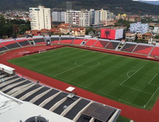 Away to Elbasan Arena