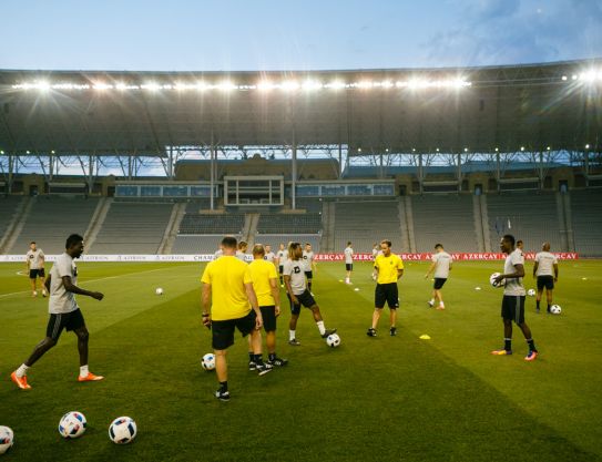 El entrenamiento oficial