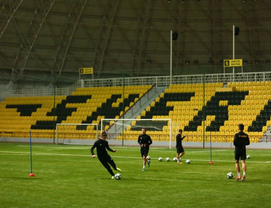 Premier match amical de l’équipe réserve