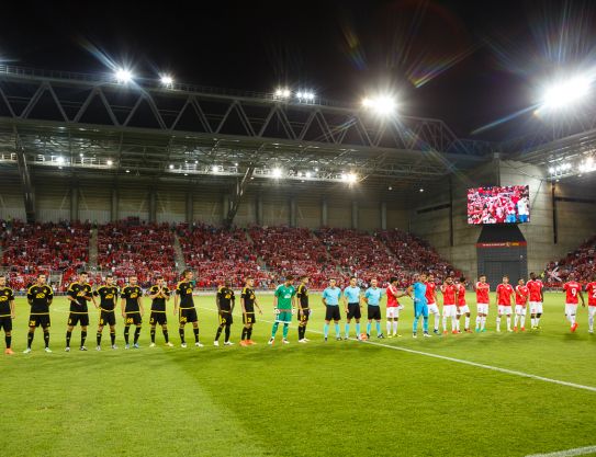 Coup d’envoi du match Sheriff Tiraspol - Hapoel Beer-Sheva