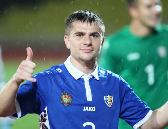 Valeriu Gaiu dans le onze de départ du match victorieux